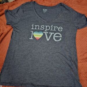 EV1 Gray PRIDE Shirt Size Large